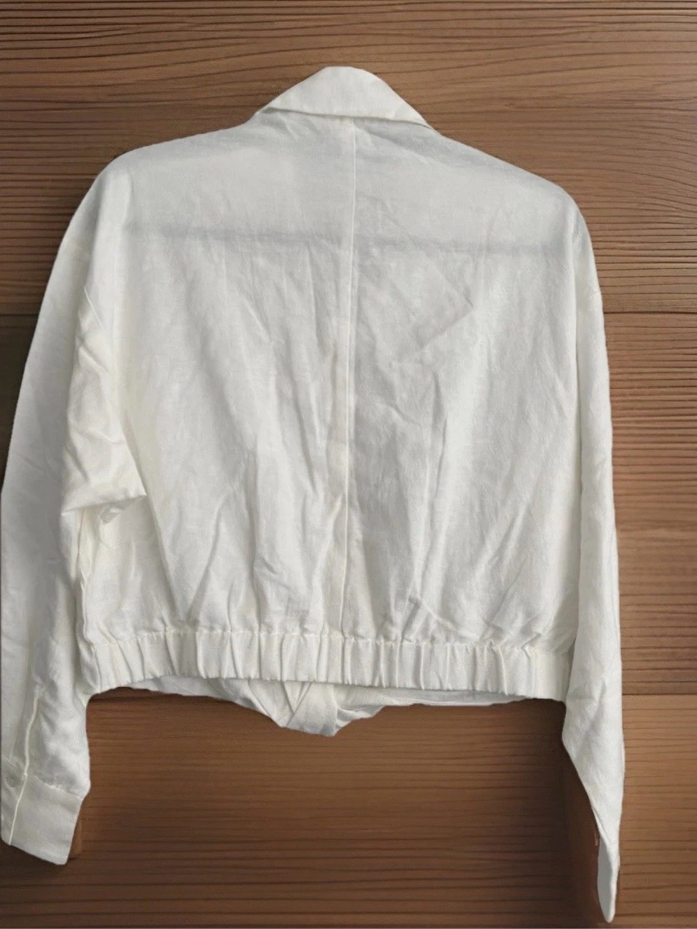 VENUS White Textured Button-Front Top - Picture 2 of 7